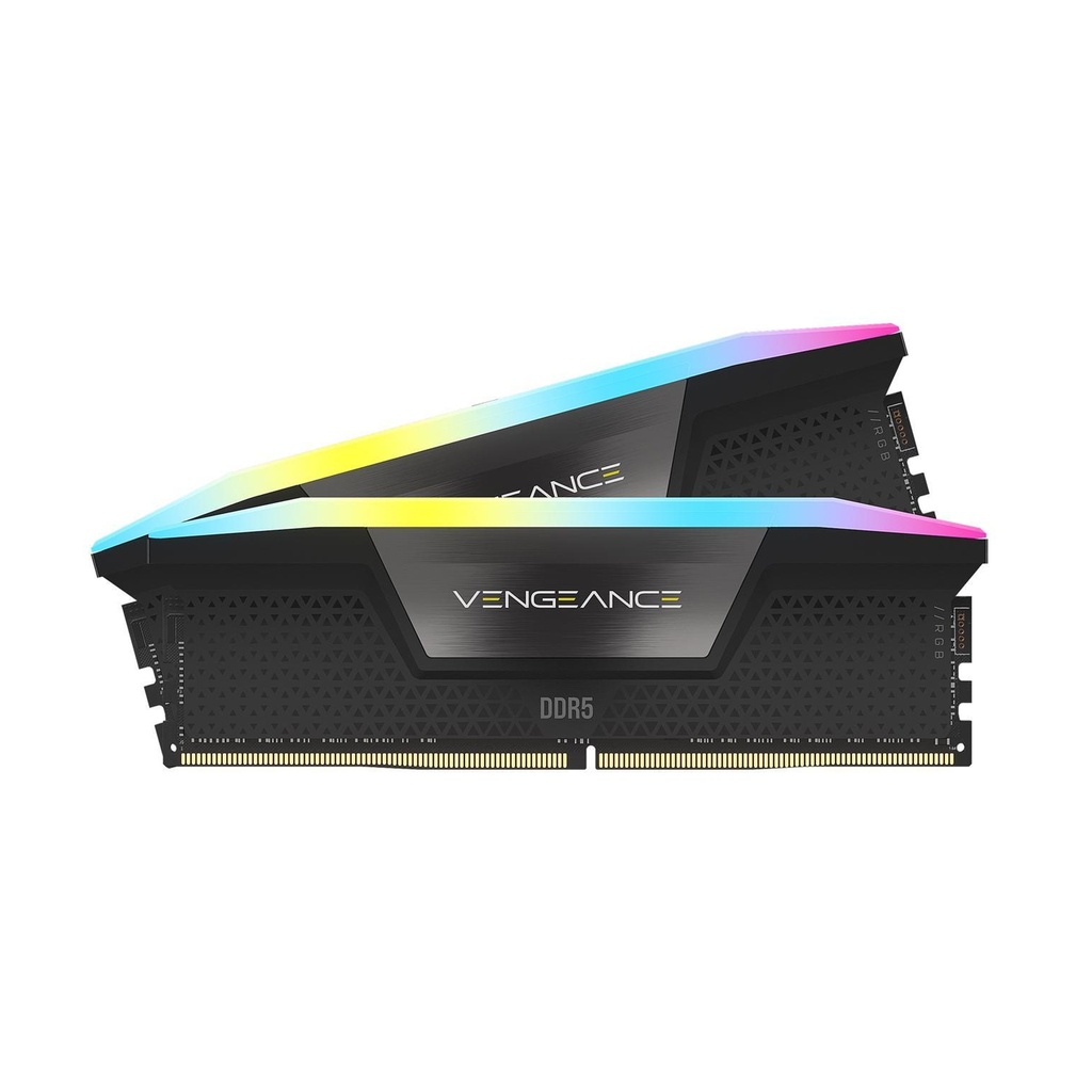 [NS010706] Corsair Vengeance RGB 32GB (2x16GB) DDR5 6000MHz C30 Desktop Memory Kit - Black