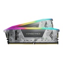 Corsair Vengeance RGB Call Of Duty WarZone 32GB (2x16GB) DDR5 AMD Expo & Intel XMP 6400MHz CL32 Memory Kit - light Grey
