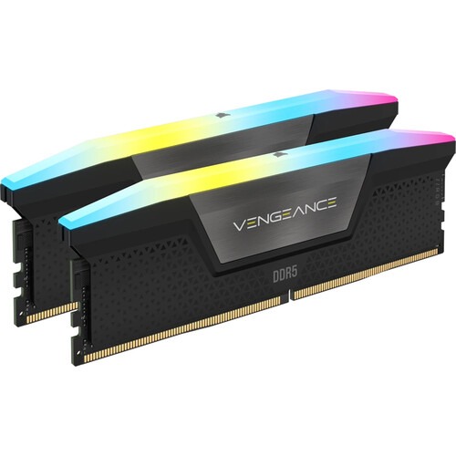 [NS014410] Corsair Vengeance RGB DDR5 32GB (2x16GB) 6000MHz CL38 Memory Kit - Black