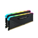 Corsair Vengeance RGB RS 16GB (2x8GB) DDR4 3600MHz C18 Desktop Memory Kit - Black