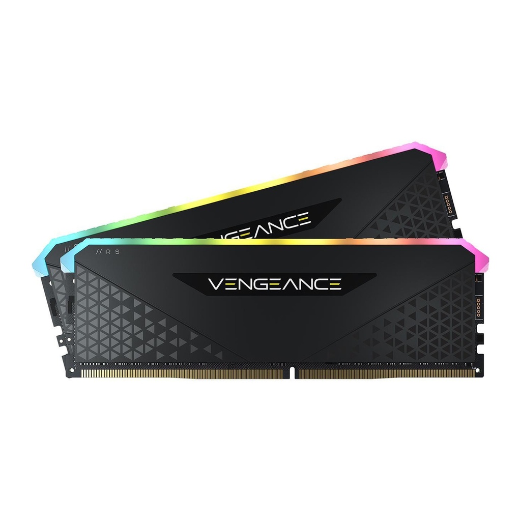 Corsair Vengeance RGB RS 64GB (2x32GB) DDR4 3600MHz C18 Memory Kit - Black