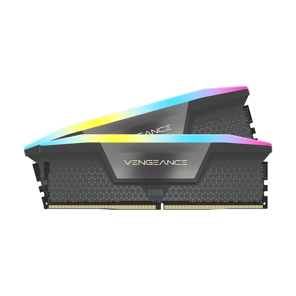 CORSAIR VENGEANCE® RGB 32GB (2x16GB) DDR5 DRAM 6000MT/s CL28 AMD EXPO & Intel XMP Memory Kit