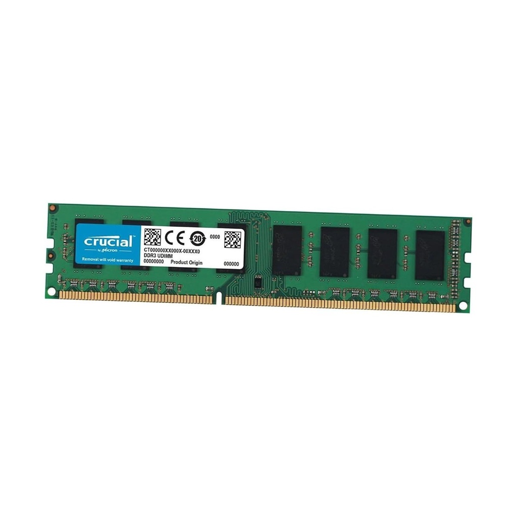 Crucial 8GB DDR3L 1600 MHz UDIMM Desktop Ram