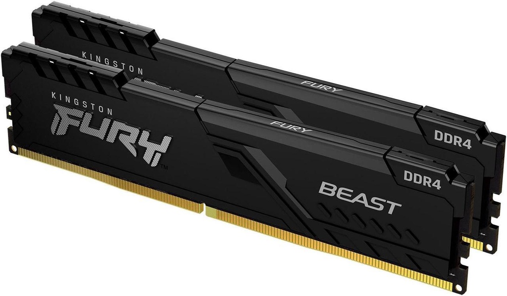 Kingston Fury Beast 32GB (2x16GB) DDR4 3200MHz CL16 Memory Kit