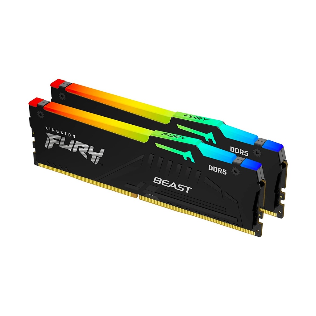 [NS010230] Kingston Fury Beast RGB 64GB (2x32GB) DDR5 6000MT/s CL40 Memory Kit