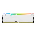 Kingston Fury Beast RGB 64GB (2x32GB) DDR5 6000MT/s CL40 Memory Kit - White