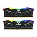 TeamGroup T-Force DELTA RGB 32GB (2x16GB) DDR5 6400MHz CL32 Memory Kit - Black