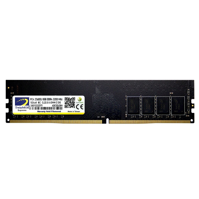 [NS002523] TwinMOS 8GB DDR4 3200MHz Desktop Memory