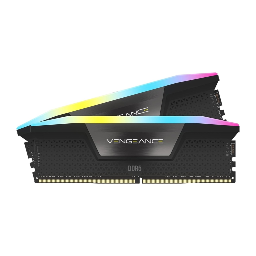 VENGEANCE® RGB 32GB (2x16GB) DDR5 DRAM 7000MT/s CL34 Memory Kit — Black