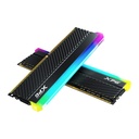 XPG GAMMIX D45G RGB RAM 16GB DDR4 4400MHz (2x8GB) SDRAM Desktop Gaming Memory - Black