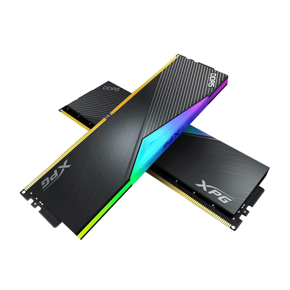 XPG LANCER 32GB (2x16GB) DDR5 5200MHz RGB Desktop Memory - Black