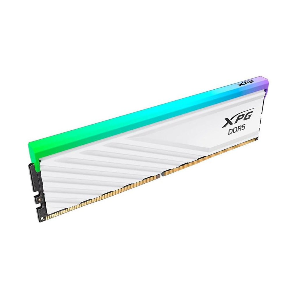 [NS015814] XPG Lancer Blade RGB 16GB DDR5 6000MHz CL48 Memory - White