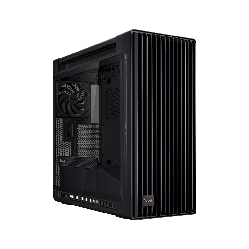 [NS014874] Asus Pro Art PA602 Full Tower Tempered Glass Side Panel Case With 3 Fan - Black