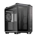 Asus TUF Gaming GT502 PLUS Mid Tower Steel Plastic TG Front Side & Left Side Tempered Glass Panel Case - Black