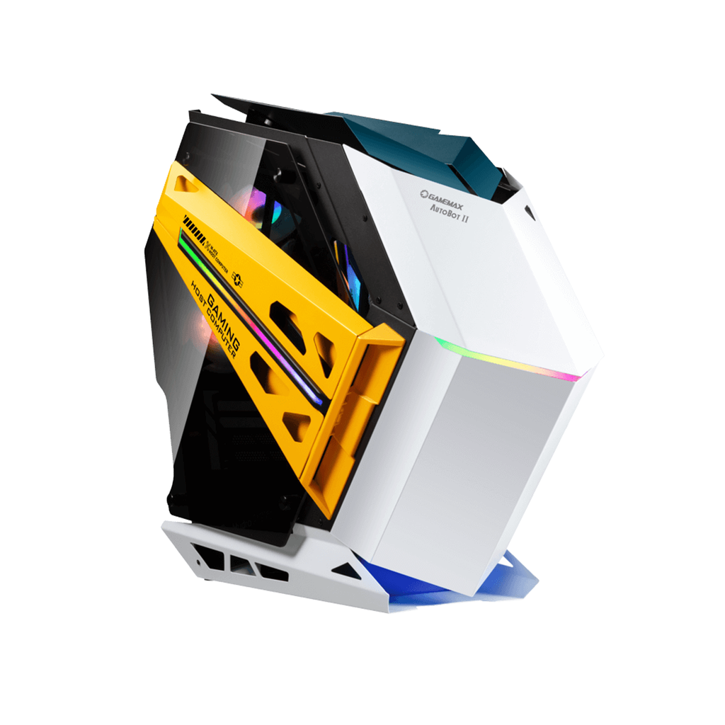 [NS026710] GameMax Auto II Micro- ATX Tempered Glass Side Panel Case With 2 fan RGB