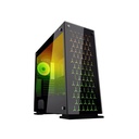GAMEMAX ONYX II 3-Side Tempered Glass Panel Case with 4 21 LED Dual Rainbow Fans + 18 LED Rainbow Strip on Bottom