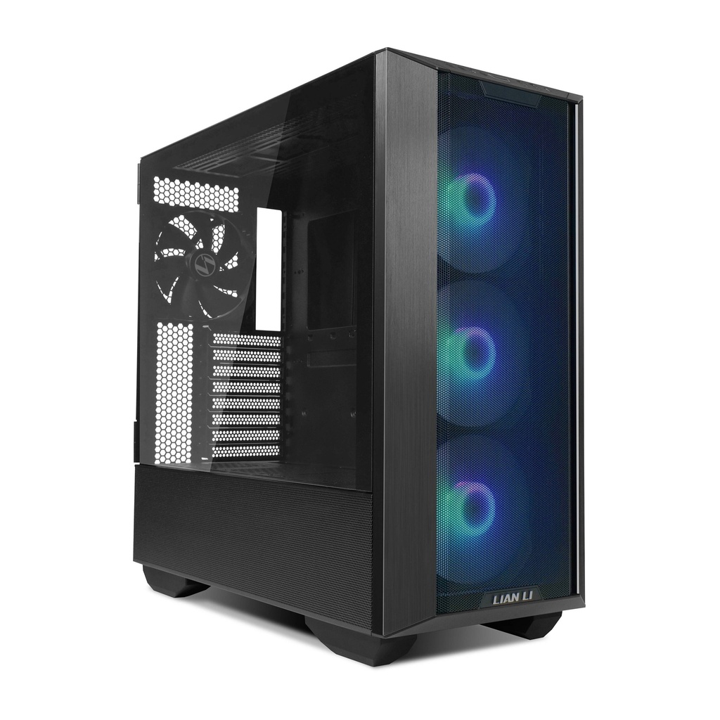 [NS007155] LIAN LI Lancool III RGB ATX Mid Tower Tempered Glass Side & Front Panel Aluminium Case with 4 ARGB Fans - Black