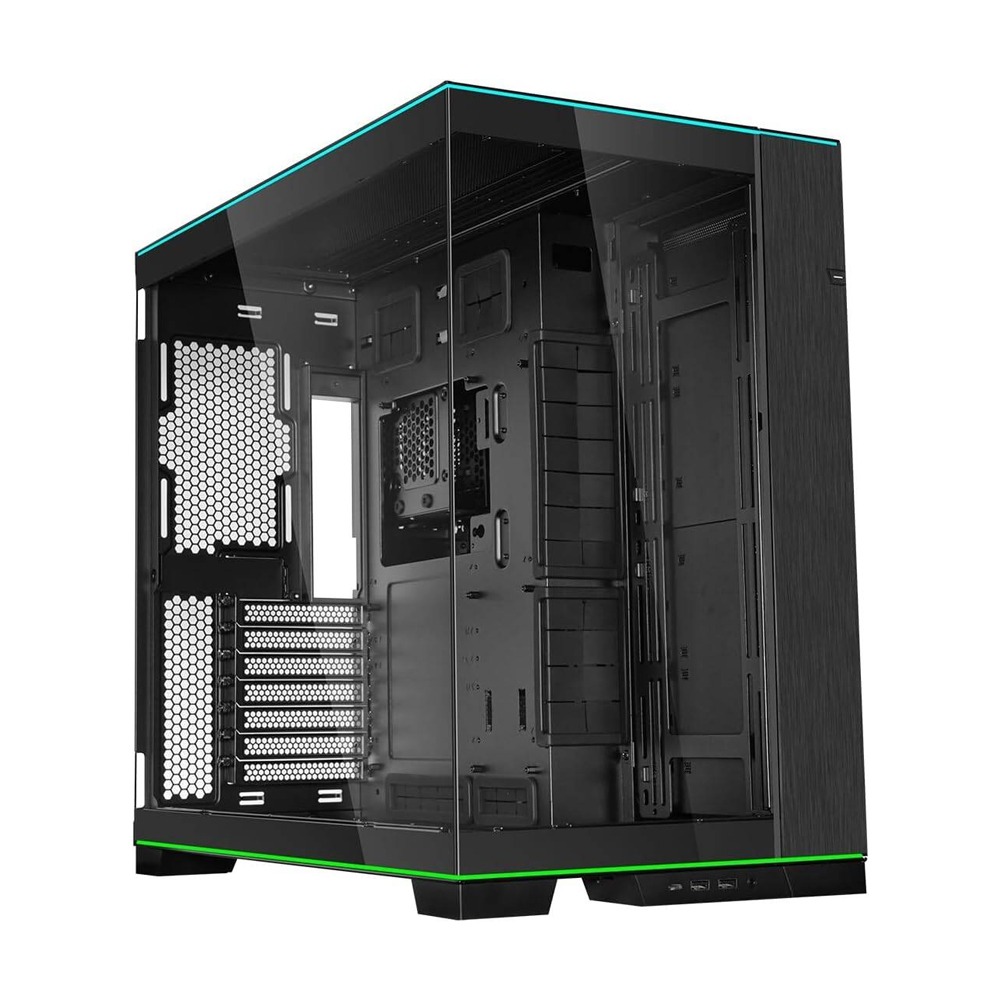LIAN LI O11 Dynamic EVO RGB E-ATX Mid Tower Gaming PC Case - Black (Fans not Included)