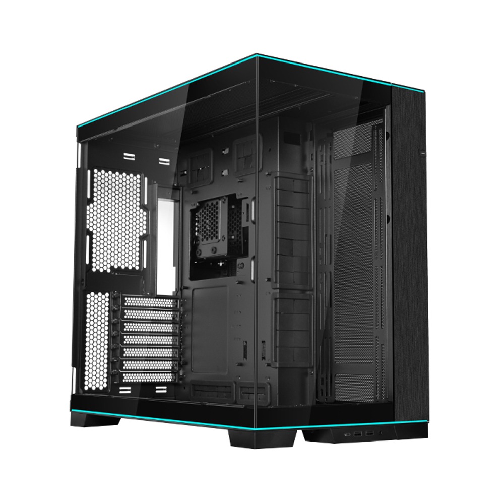[NS016315] LIAN LI O11 Dynamic EVO RGB Front And Side Tempered Glass Panel ATX Mid Tower Case - Black (No Fans Included)