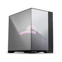 LIAN LI O11 Vision ,Top & Left Side Tempered Glass Case ATX Mid Tower Case - Chrome (No Fans Included)