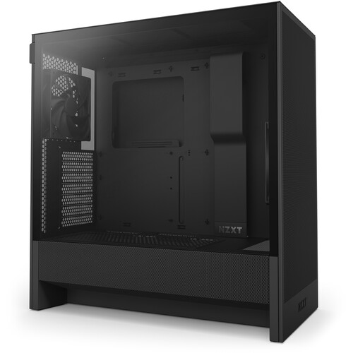 NZXT H5 Flow (2024) Compact Mid-Tower ATX Case - Black