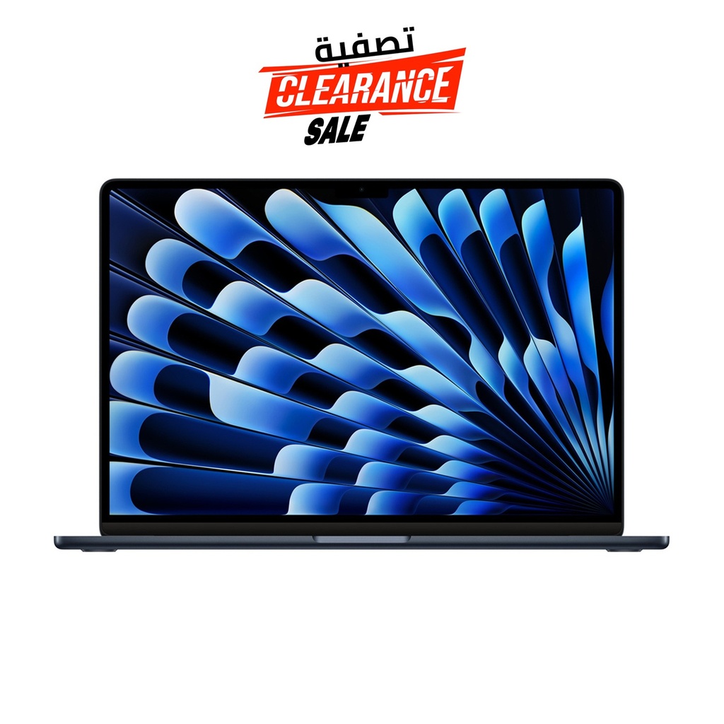 Apple MacBook Air 15" M3 Chip 8-Core CPU 10-Core GPU 24GB RAM 1TB SSD (English/Arabic Keyboard) - Midnight
