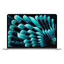 Apple MacBook Air 15" M4 Chip 10-Core CPU / 10-Core GPU, 16GB RAM Unified Memory, 512GB SSD (Eng/Arb) - Silver