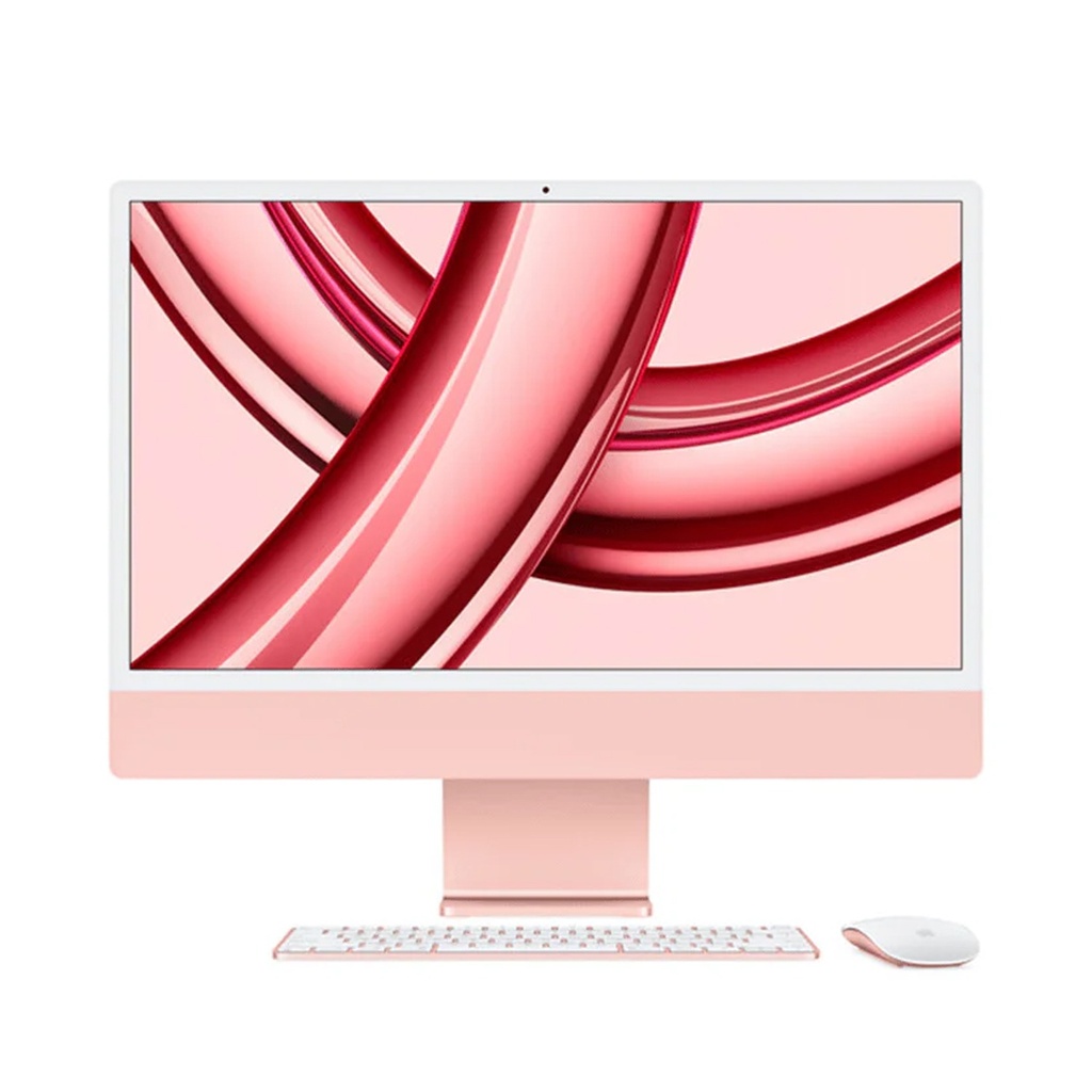 [NS029709] Apple iMac 24" M3 Chip 8-Core CPU 10-Core GPU 8GB RAM 256GB SSD (Eng/Arb KB) - Pink