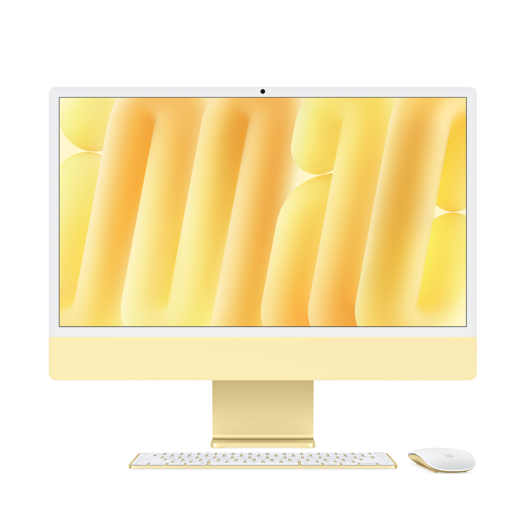 Apple iMac 24" M4 10-Core CPU 10-Core GPU 24GB RAM 1TB SSD (Eng/Arb KB) - Yellow