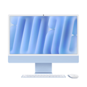 Apple iMac 24" M4 Nano-Texture Glass 10-Core CPU 10-Core GPU 32GB RAM 1TB SSD (Eng/Arb KB) - Blue