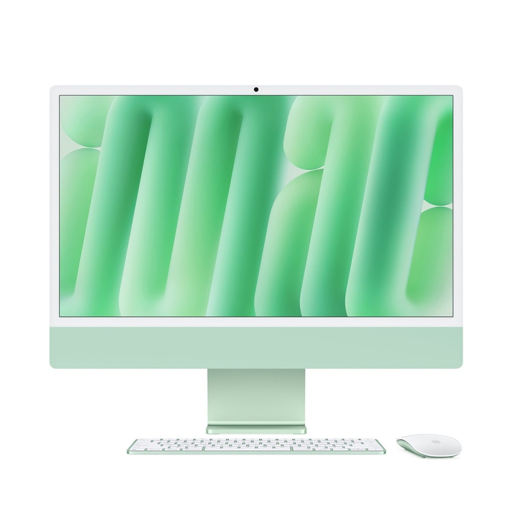 [NS029699] Apple iMac 24" M4 With Standard Glass 8-Core CPU 8-Core GPU 16GB RAM 256GB SSD (Eng/Arb KB) - Green