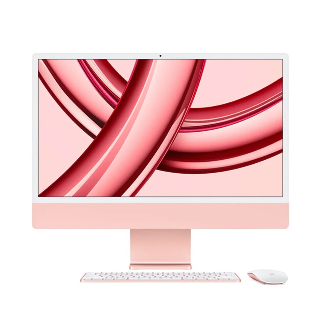 [NS031617] Apple iMac 24'', M3 Chip, 8 Core CPU, 10 Core GPU, 8GB unified memory, 512GB SSD, (Eng/Arb Magic Keyboard), Pink | A2873