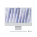 Apple iMac M4 Chip, 10-Core CPU, 10-Core GPU, 32GB Unified Memory, 1TB SSD Storage, 24’’ Nano-Texture Glass Retina display, Magic Mouse & Magic Keyboard (Eng/Arb), Silver | Z1K100255