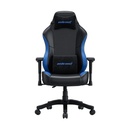 Anda Seat Luna Gaming Chair PVC Leather ‎Head Cushion, Chair, Lumbar Support - Black/Blue
