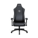 AndaSeat Novis large Gaming Chair Durable PVC leather & Linen Upholstery - Black