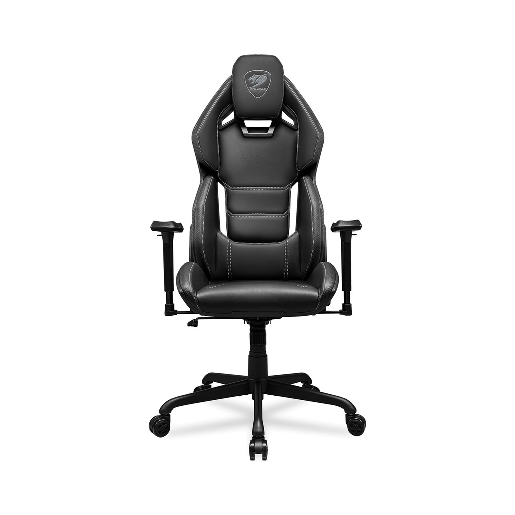Cougar Hotrod Gaming Chair Premium Breathable PVC Leather With 3D Adjustable Armrest-Black