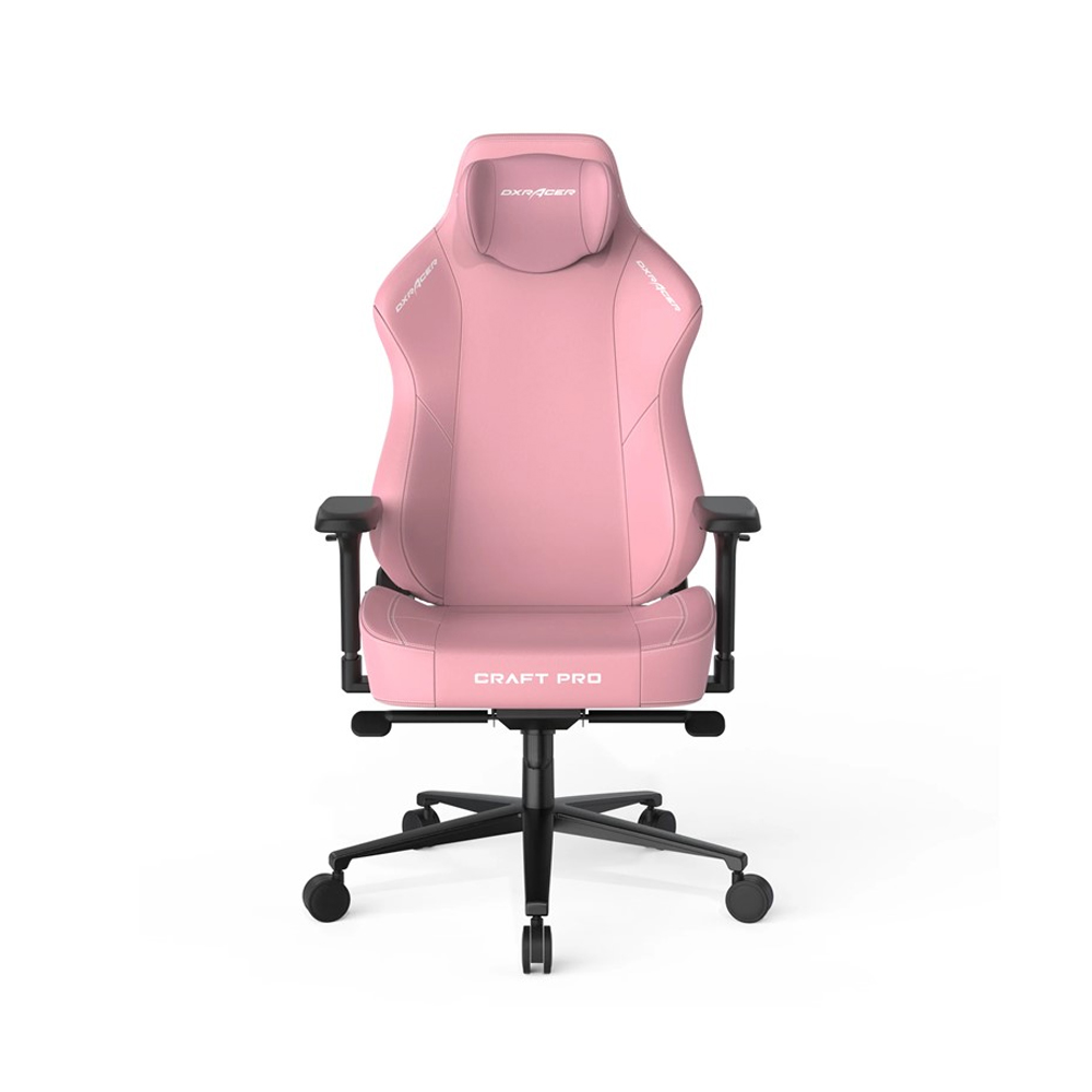 [NS012259] DXRacer Craft Pro Classic Unique Embroidery Ergonomic Support Gaming Chair - Pink