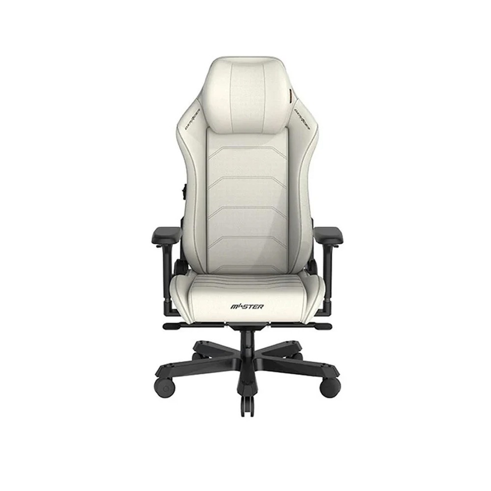 [NS031868] DXRacer Master XL Gaming Chair Height Adjustable Headrest, 4D Integrated Lumbar Support, 4D Armrest-White