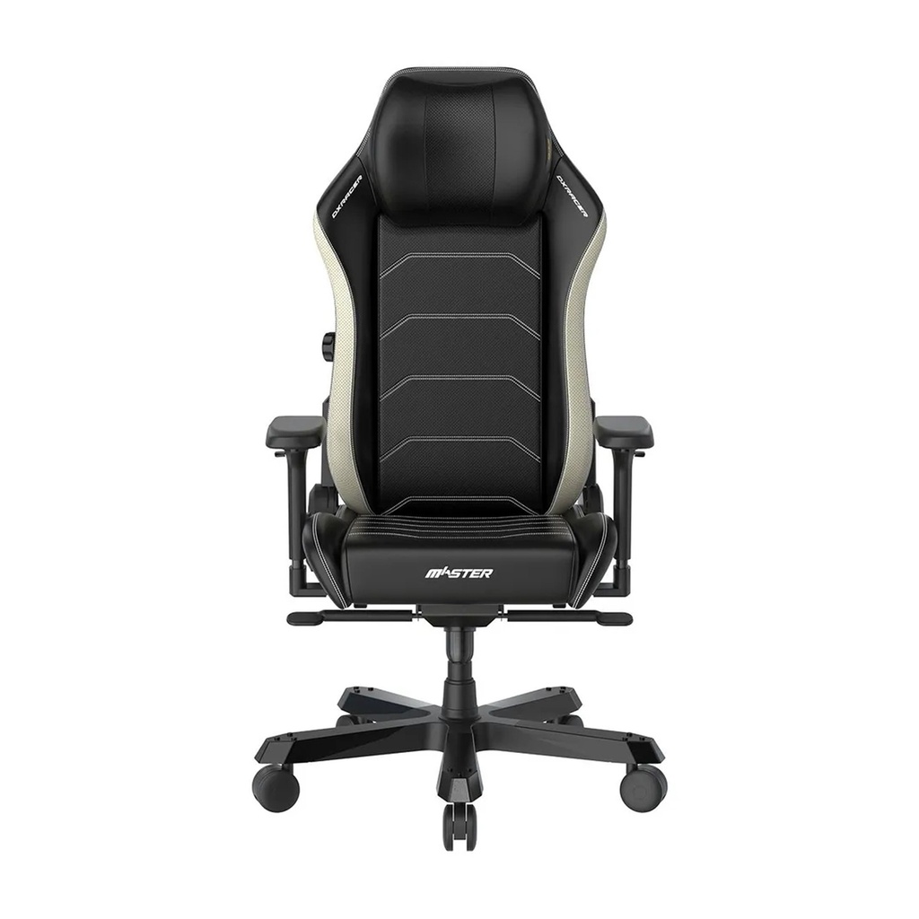 [NS028993] DXRacer Master XL Gaming chair, Faux leather, 4D Ergonomic Lumbar Support, Heavy-Duty Multi-Functional Tilt Mechanism - Black & White