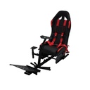 GameSeat GX Racing Simulator Cockpit – Red/Black with Harness & Adjustable Mounts