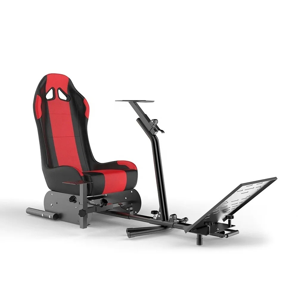 GAMESEAT GY022 Racing Simulator Cockpit Seat – Black/Red