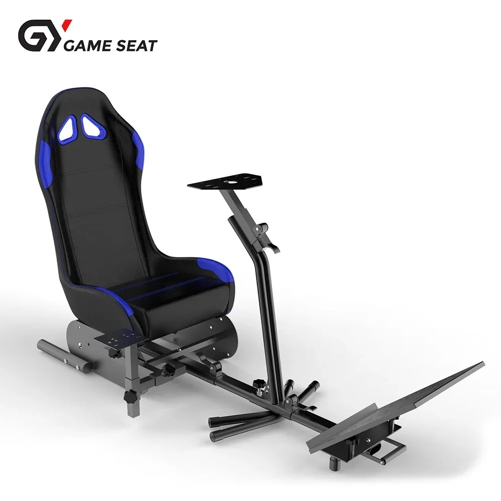 [NS032030] Gameseat GY027 Racing Simulator Seat – Black/Blue