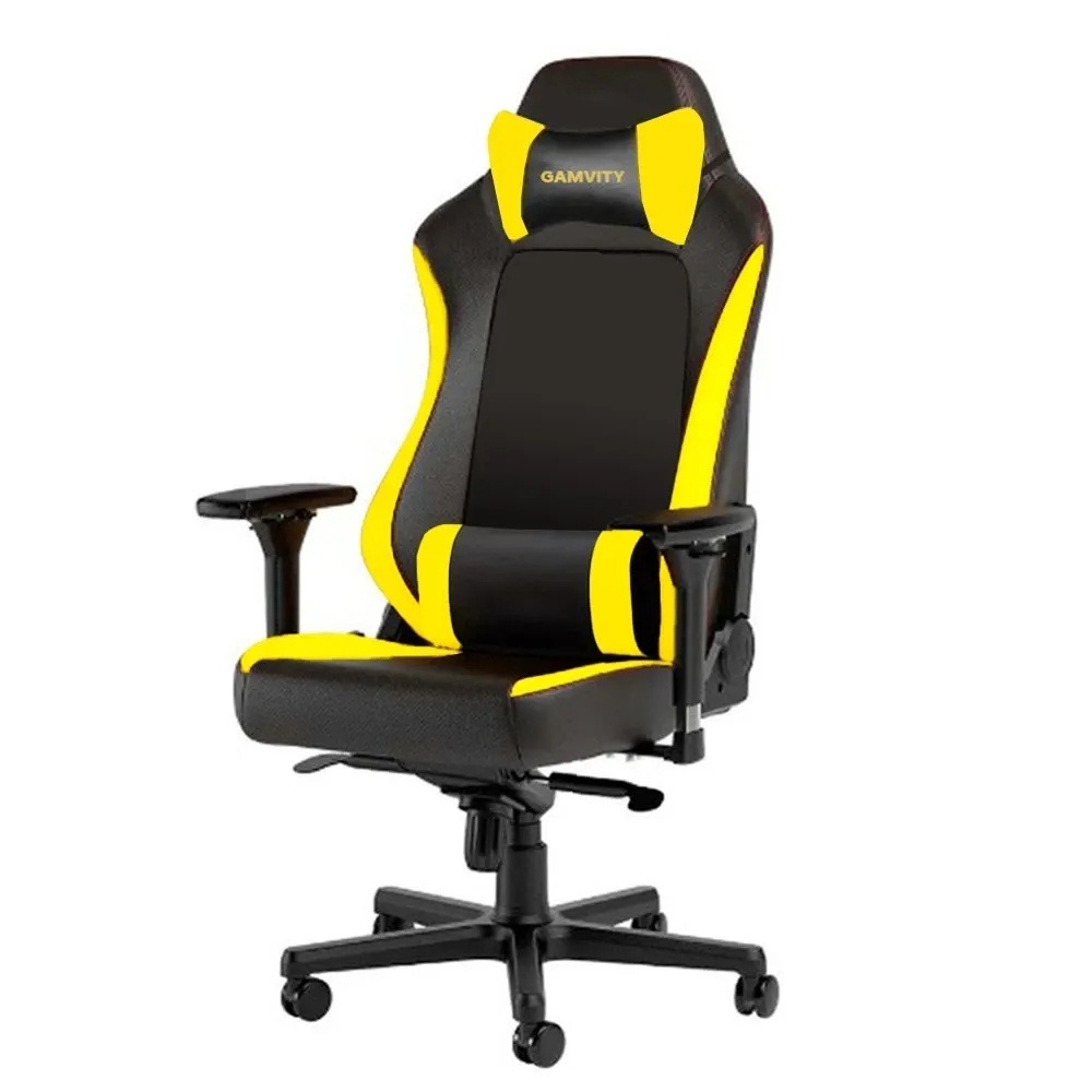 [NS032011] Gamvity Hero Series Gaming Chair - Black/yellow