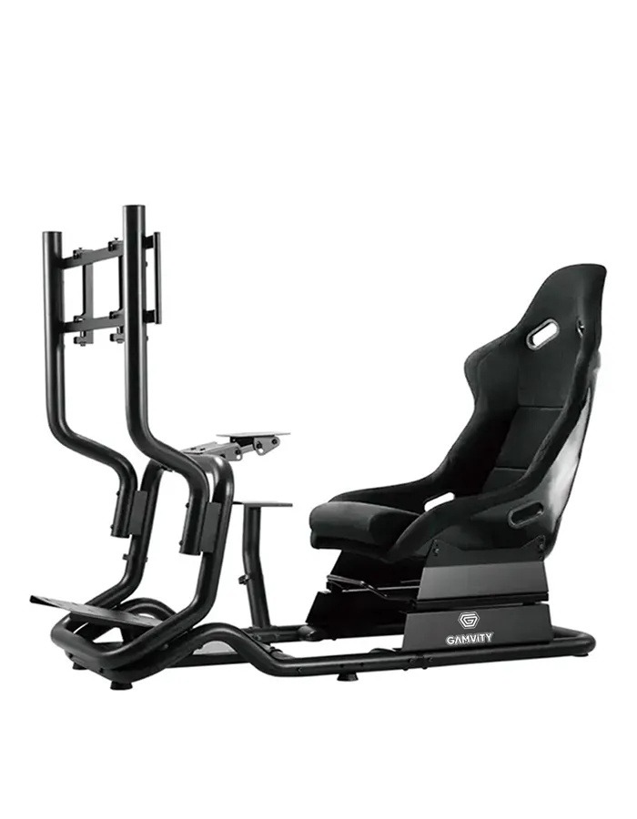 [NS032035] Gamvity Racing Car Seat Simulation Portable Game Driving Simulator Chair Vr 2d 3d Racing Gaming Simulator Cockpit Seat Lrs07-bs-kp01