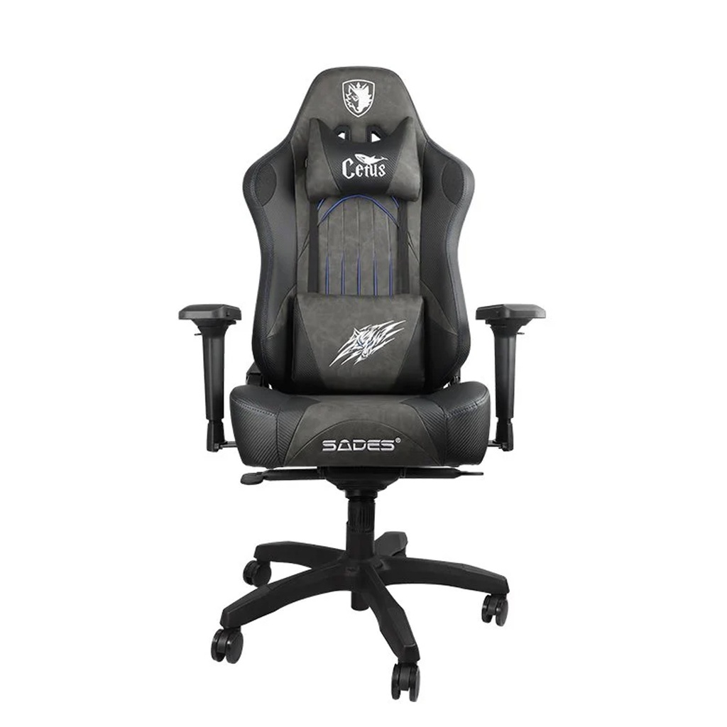 Sades Cetus Pro Gaming Chair With 4D Adjustable Armrests - Black
