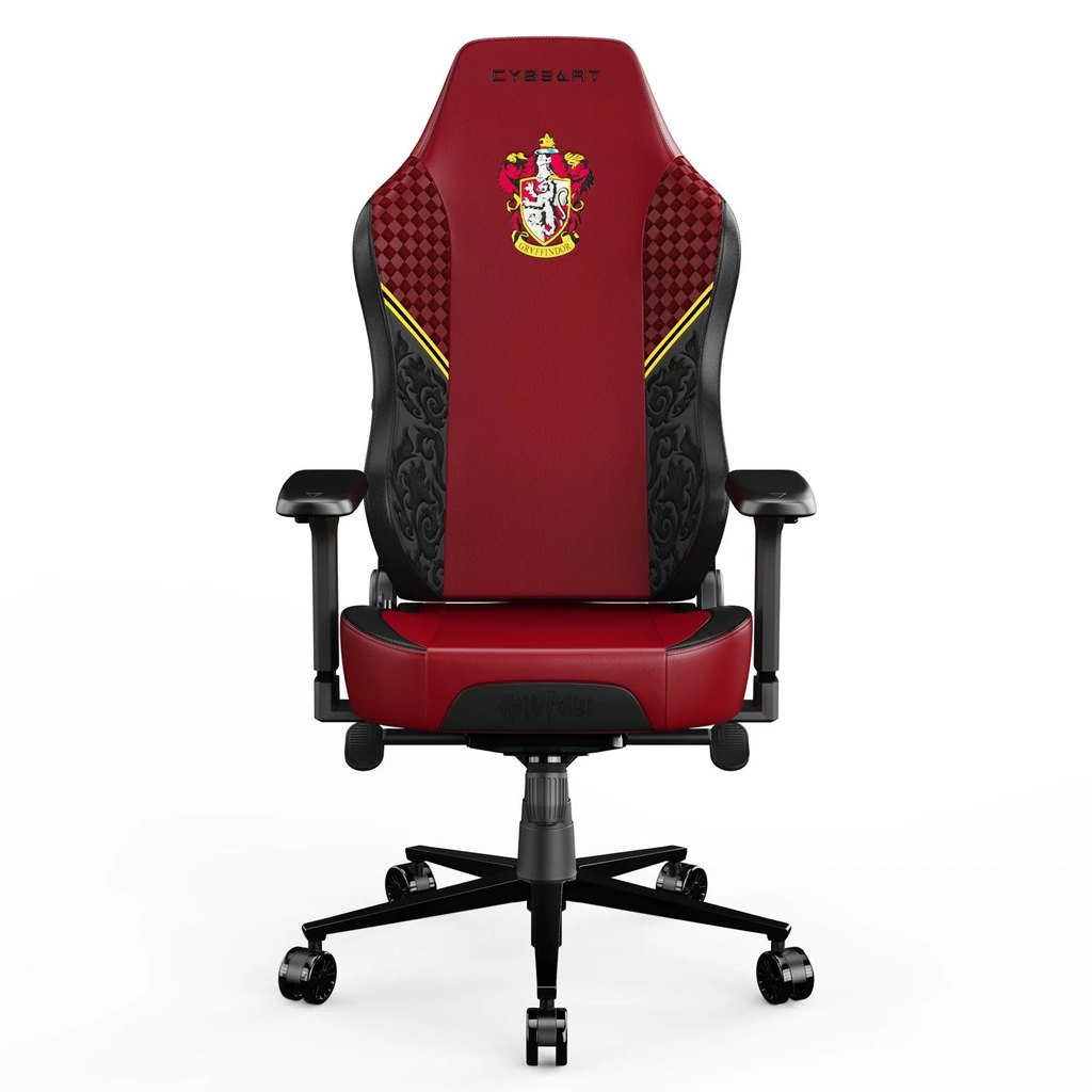 [NS027663] CYBEART Harry Potter GryFfindor PU Leather, 4D Armrest, Inbuilt Lumbar Support Ergonomic, Recline & Tilt Gaming Chair