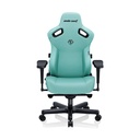 Anda Seat Kaiser 3 Large -Premium Ergonomic PVC leather, With Magnetic Memory Foam Neck Pillow - Green