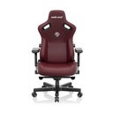 Anda Seat Kaiser 3 Large -Premium Ergonomic PVC leather, With Magnetic Memory Foam Neck Pillow - Maroon