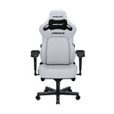 Anda Seat Kaiser 4 XL Classic PVC Leather High-Density Foam For Durability 5D Adjustable Armrests And Magnetic Head Pillow - White