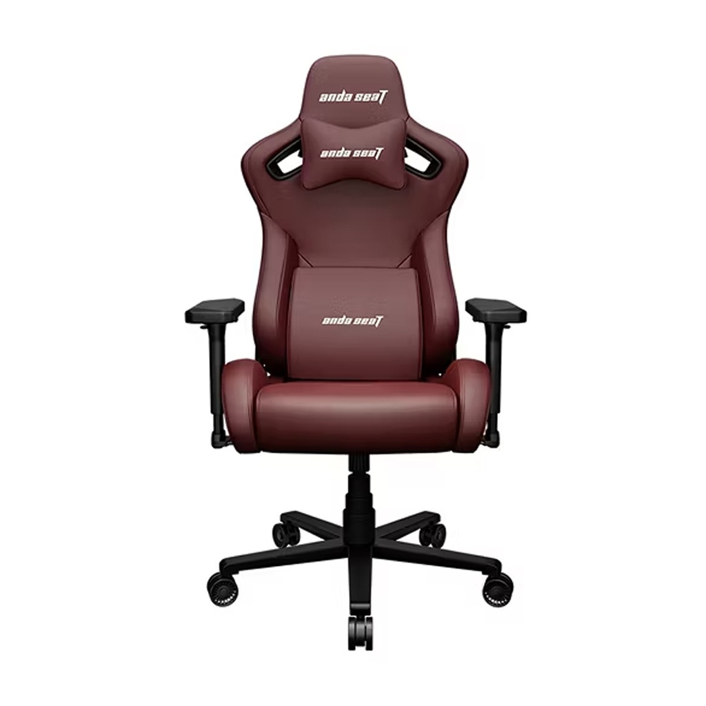 [NS028957] Anda Seat Kaiser Frontier XL,Premium DuraXtra Leather, 4D Adjustable Armrests With Magnetic Neck Pillow - Maroon